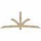 Ekena Millwork Davenport Rough Sawn Timber Gable Bracket, Douglas Fir, 108"W x 45"H x 4"D x 6"F, 10/12 Pitch GBW108X45X0406DAV00RDF - alternate 1